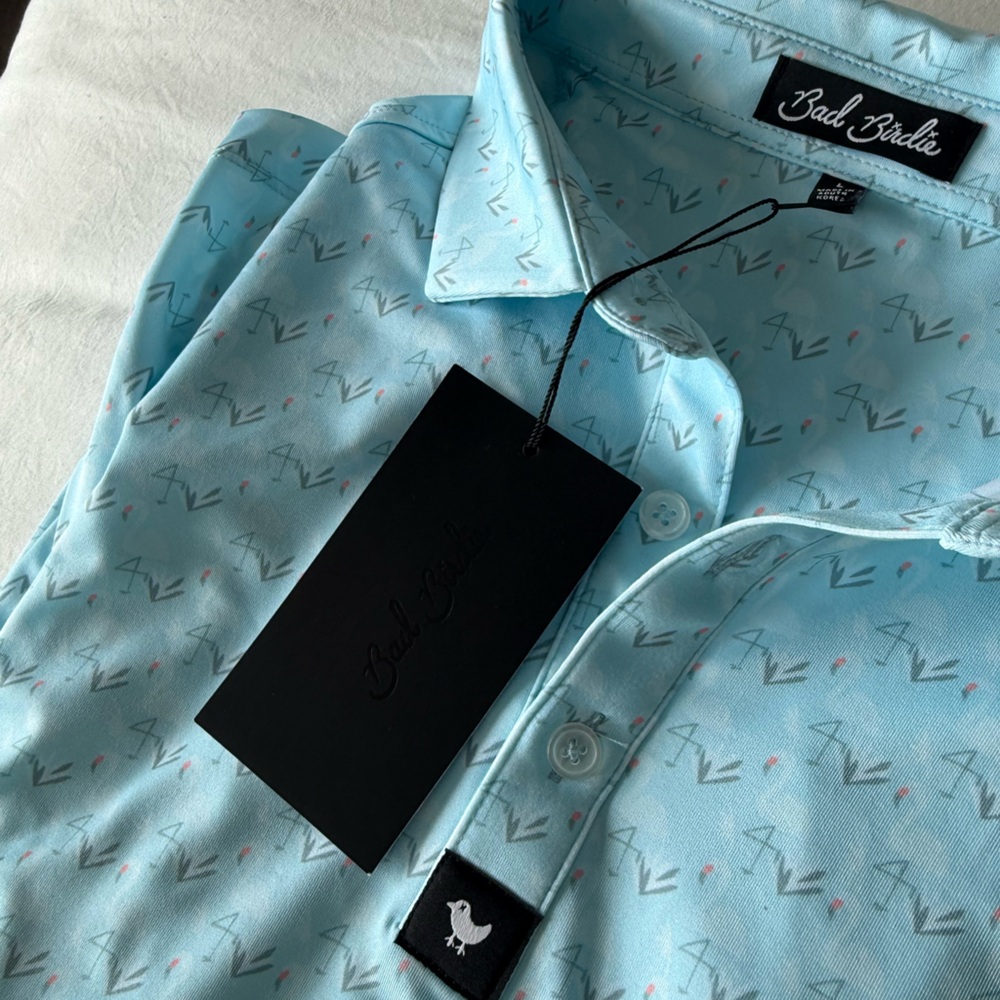 Bundle of 2 - Bad Birdie Men's Polos - Picture 6 of 6
